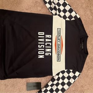 harley racing long sleeve mesh